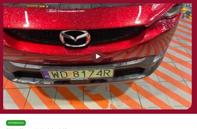 Mazda MX-30 cena 86900 przebieg: 19900, rok produkcji 2021 z Zgierz małe 352
